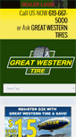 Mobile Screenshot of greatwesterntire.biz